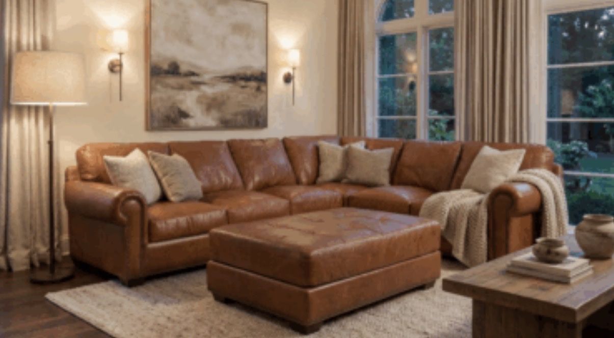 Leather furniture 