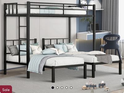 Jordan IV Triple Twin Bunk Bed