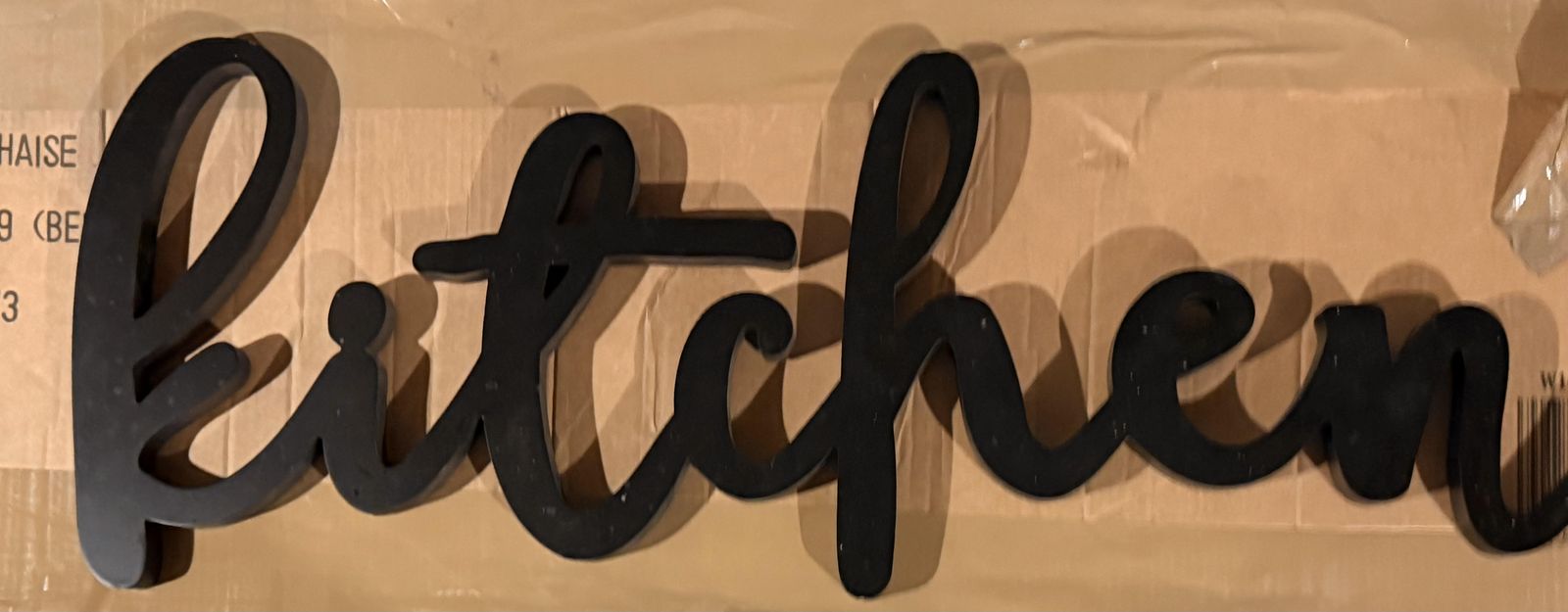 KITCHEN sign picture decorative art