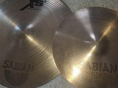 Sabian Cymbals Ride and Crash