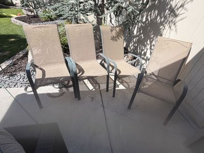 Patio chairs