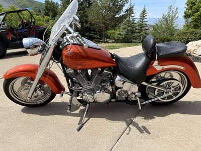 1999 Yamaha Road Star 1600 Custom Cruiser - Flame Paint, Wide Tire, Custom Seat, 35K Miles