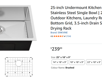 Stainless Steel Kitchen Sink