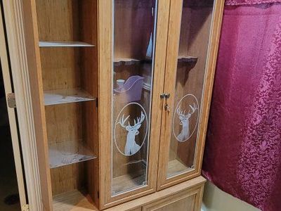 Wooden Gun Cabinet 10 rifle