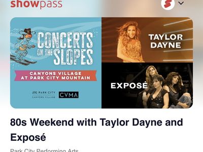 Taylor Dayne & expose in park city!