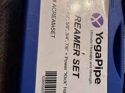 YogaPipe Reamer Set ACreamSet with Power "Klick" Handle