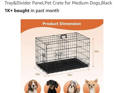 Medium Collapsible Dog Crate