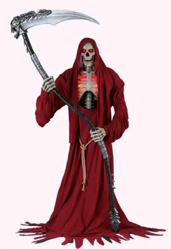 Home Depot Halloween Decoration 8’ Smoldering Reaper of Souls - Used Once