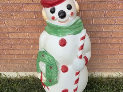 Christmas Snowman Blowmold