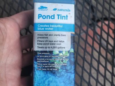 Smartpond Naturals Pond Tint 8oz - Creates Blue Water, Filters UV, Treats 4,000 Gallons