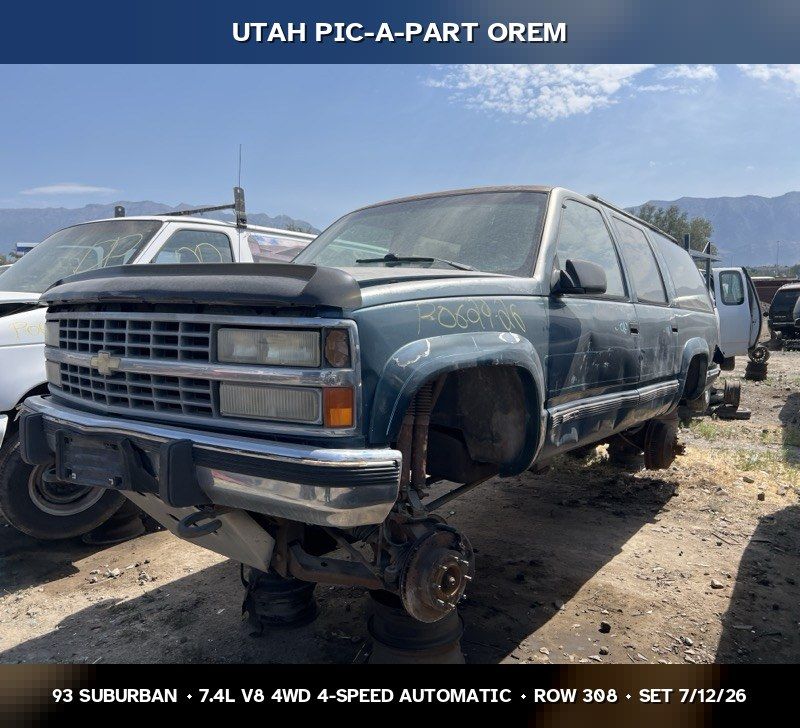 1993 Chevrolet Suburban GMT400 Parts - UTPAP Orem
