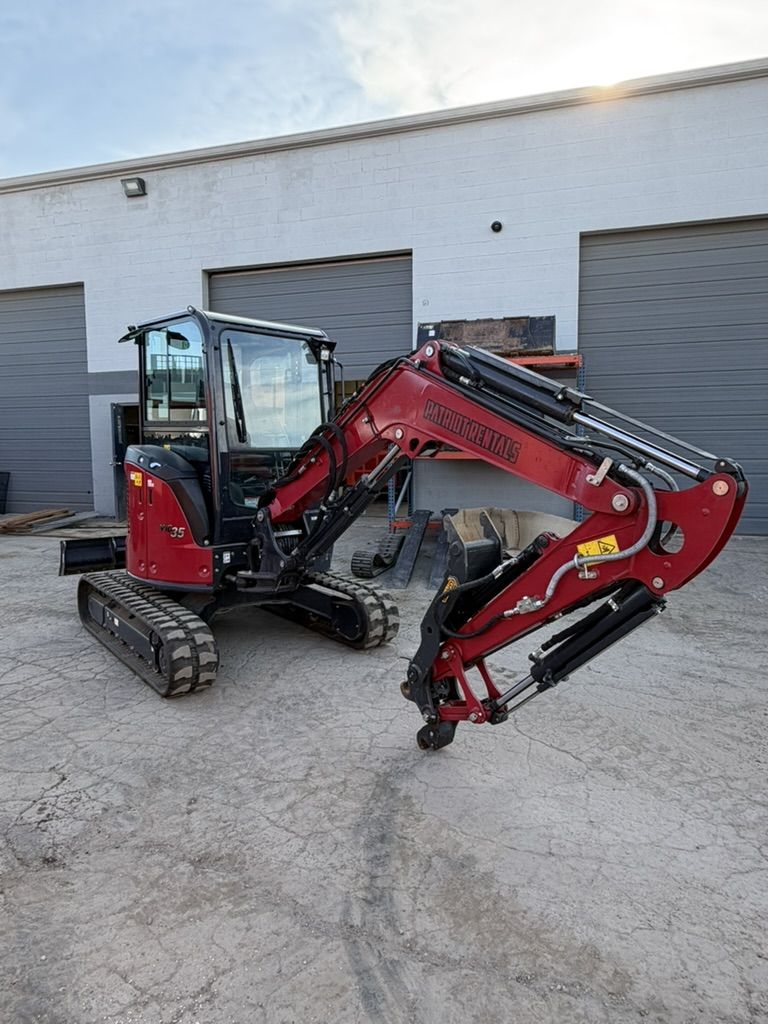 35 Class Mini Ex for Rent. New Yanmar VIO35 with Thumb and Blade. Enclosed Unit