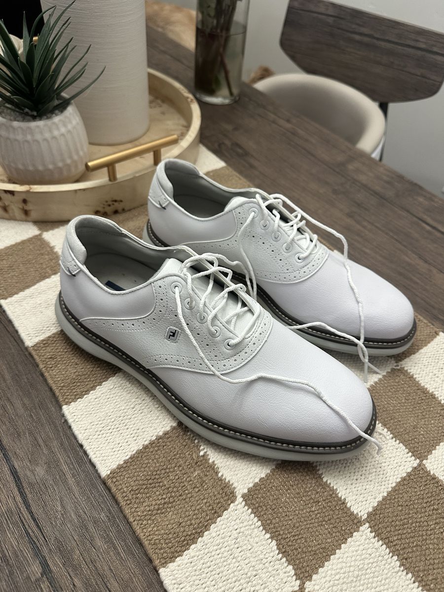 (NEW) Footjoy Traditions White 10.5