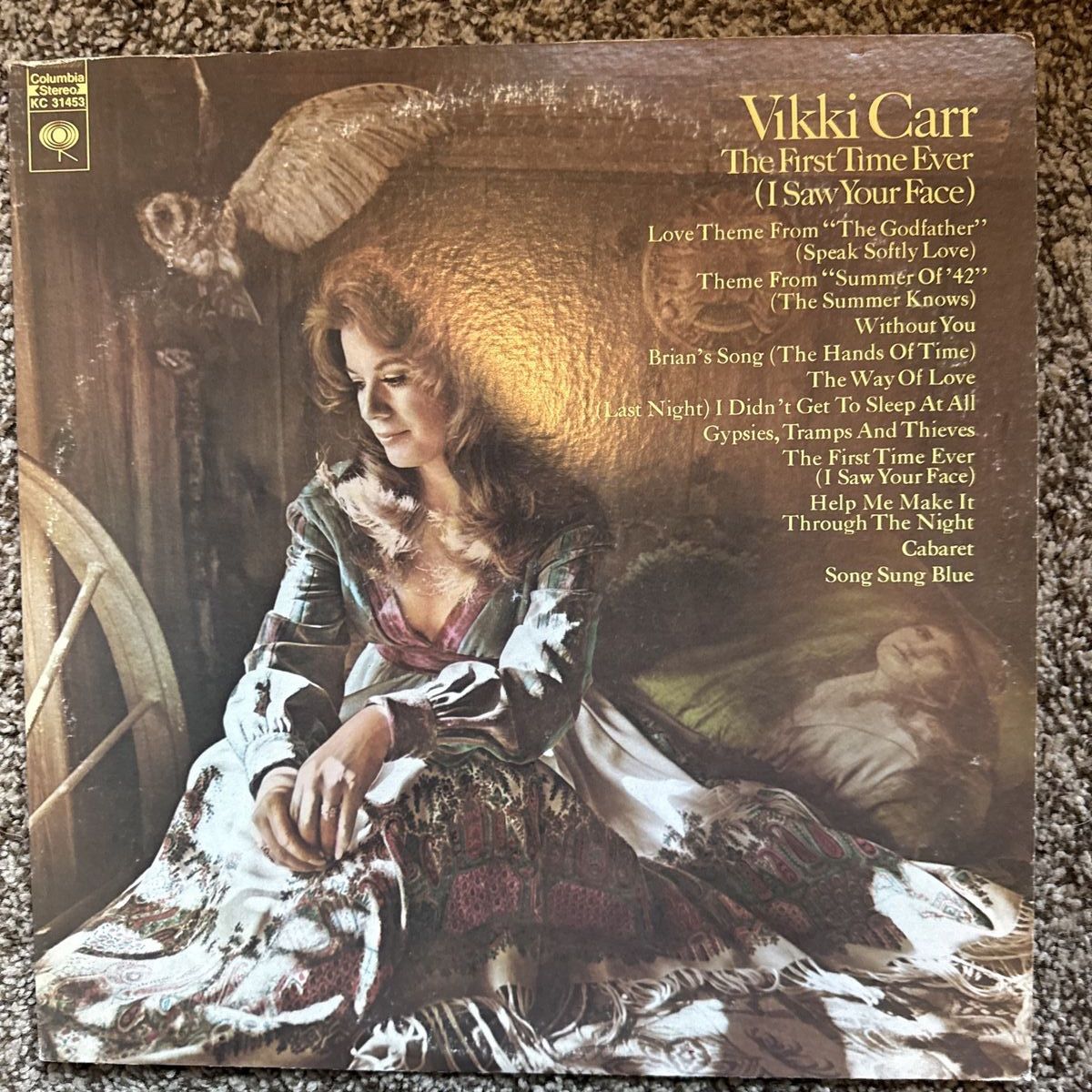 Vikki Carr - The First Time Ever (I Saw Your Face) Vinyl LP Record