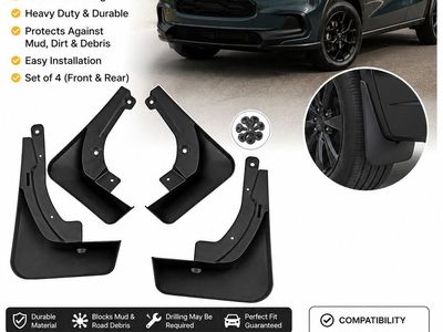 New Mud Flaps Splash Guards Set for SUV with Installation Hardware