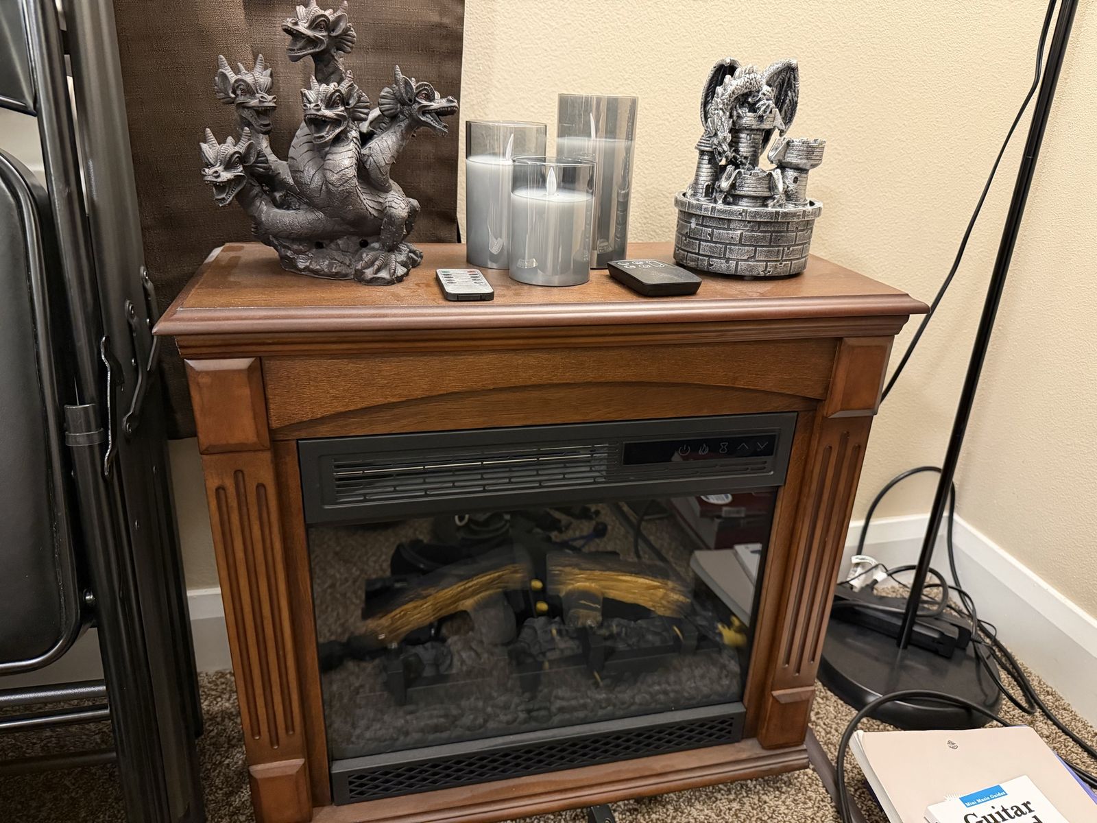 Portable Fireplace Infrared Quartz Heater