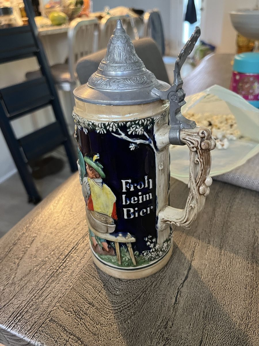 Vintage beer stein
