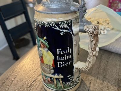 Vintage beer stein