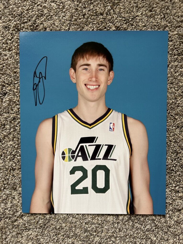 Gordon Hayward Rookie Autograph Utah Jazz 8x10 RC