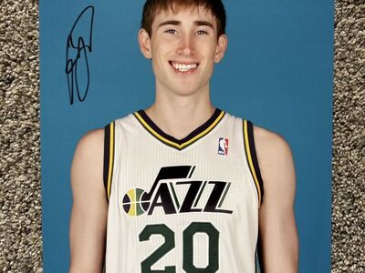 Gordon Hayward Rookie Autograph Utah Jazz 8x10 RC