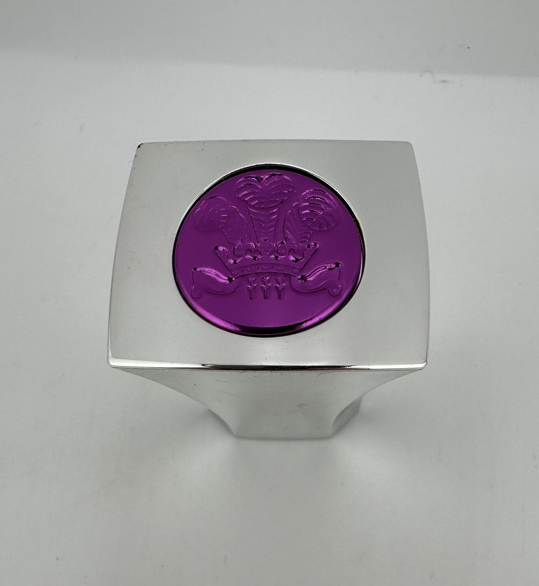 Premium Silver Square Cap w/ Round Purple Seal Old Style Gen 1 and Gen 2 Bottles