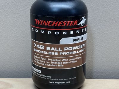 Winchester 748 Ball Powder Smokeless Propellant for Rifle