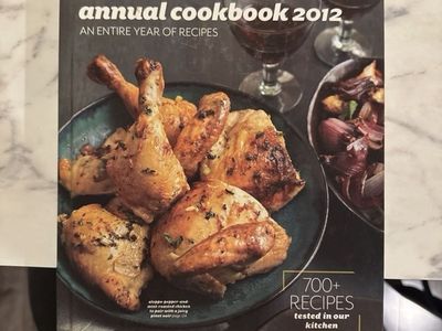 FOOD & WINE Annual Cookbook 2012 - Hardcover Entire Year of 700+ Recipes