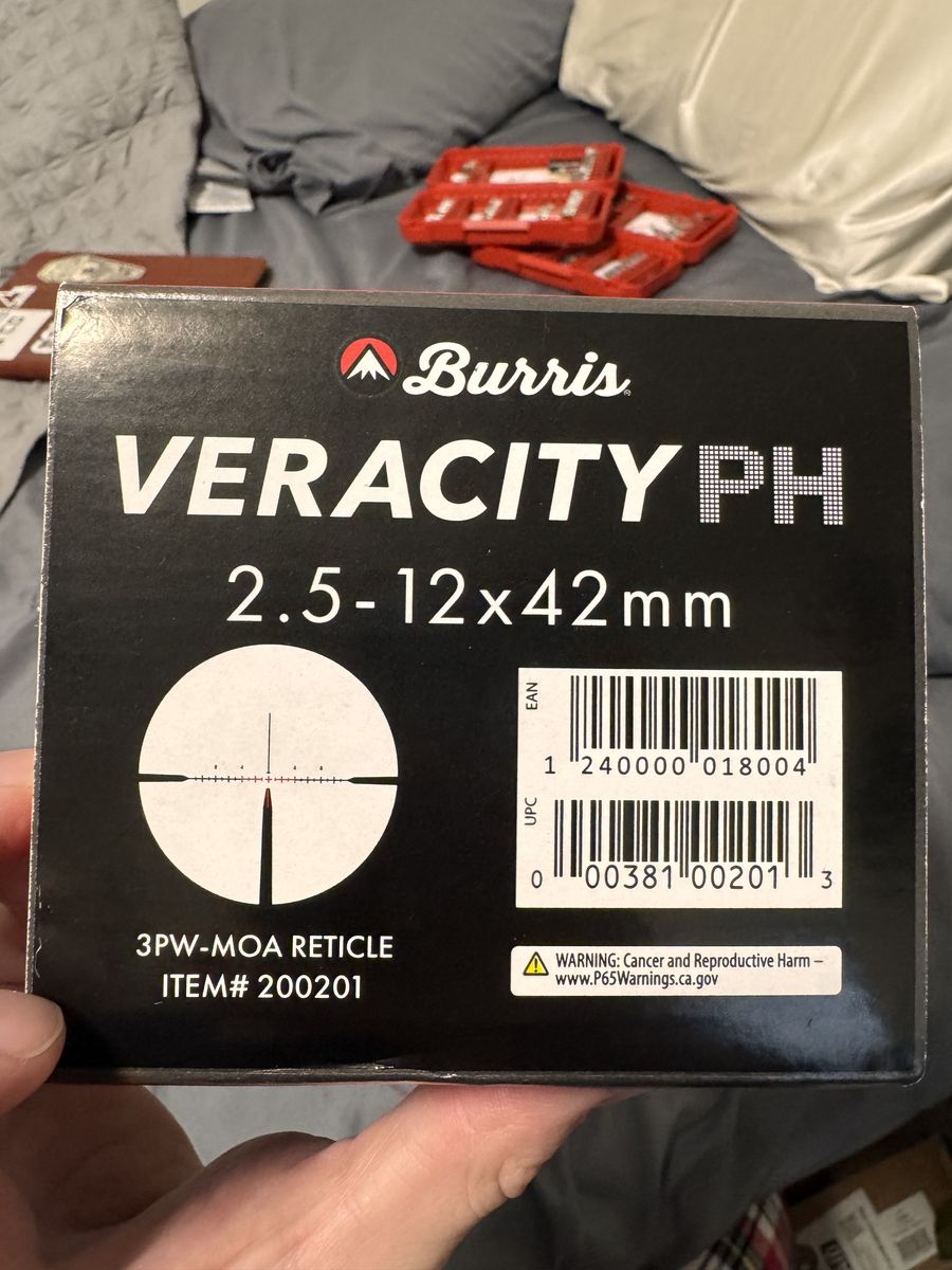 Burris Veracity Ph 2.5-12x42 Scope