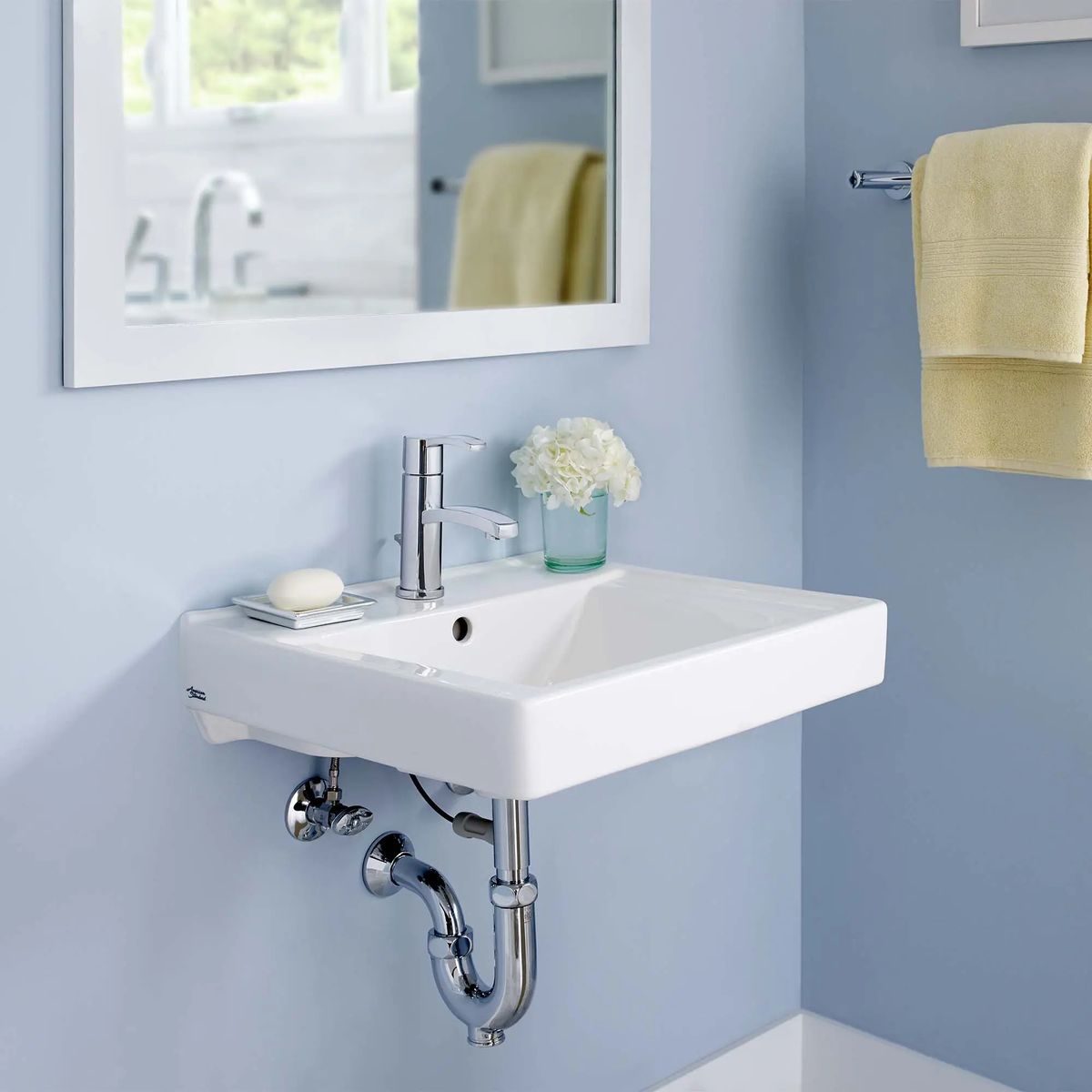 New in Box American Standard Decorum Wall-Hung Bathroom Sink