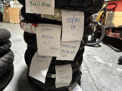 Motorcycle Tires, Brand New See Pictures For Sizes
