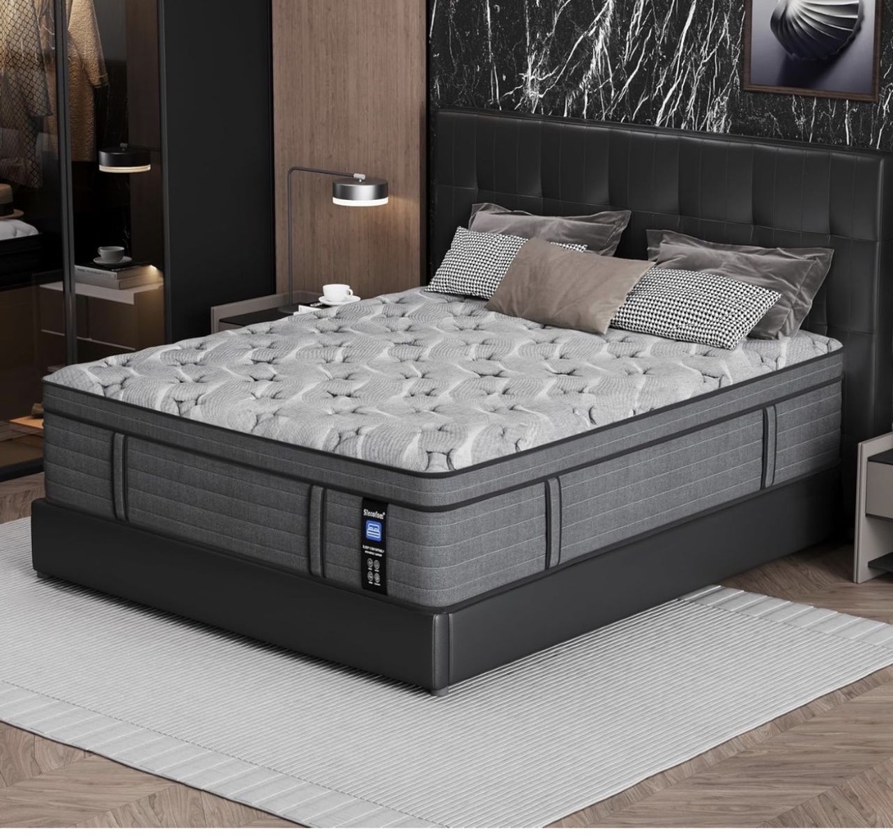 New in box 14” hybrid mattress-medium