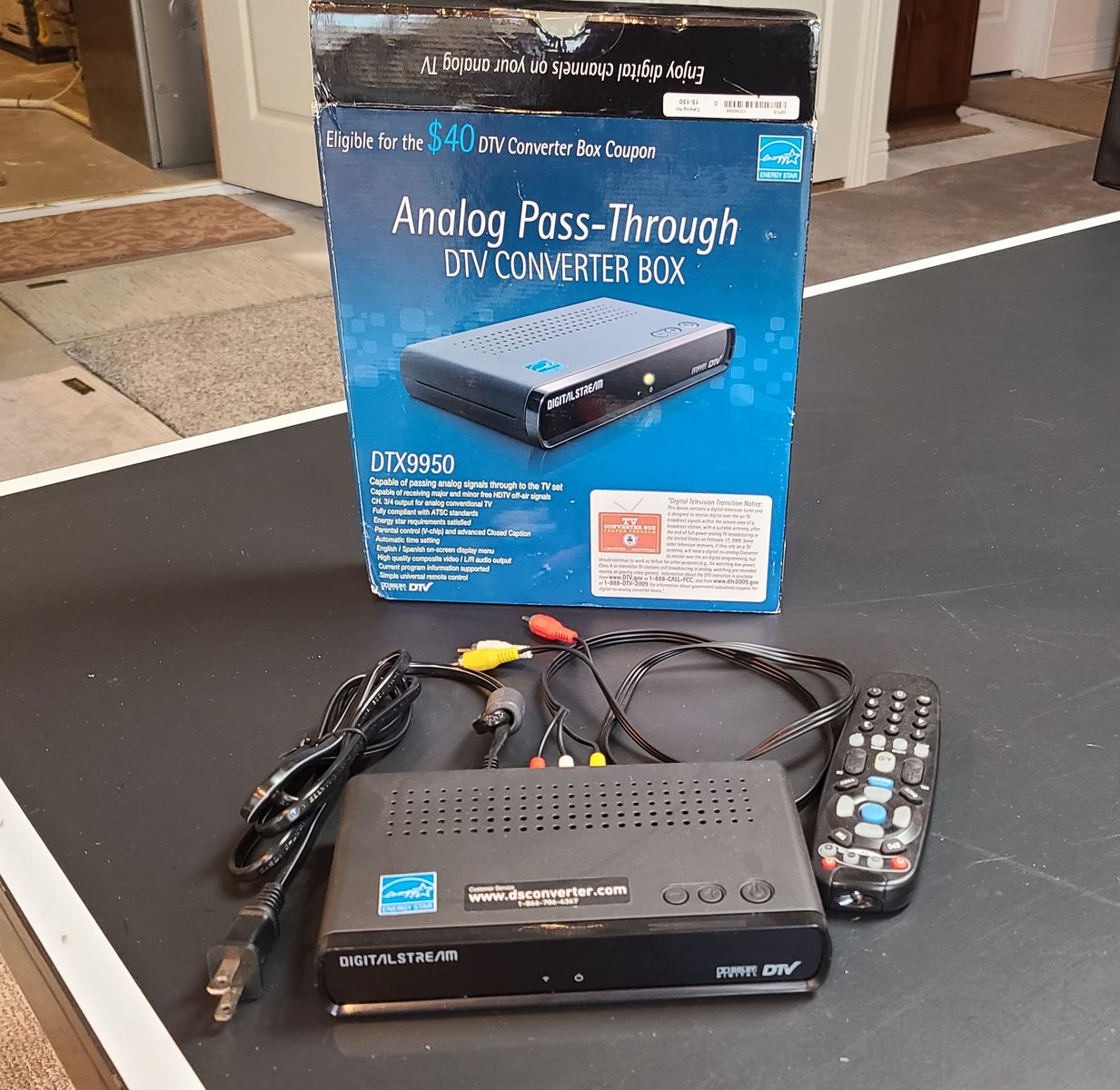 DTX9950 Digital TV Tuner Converter Box