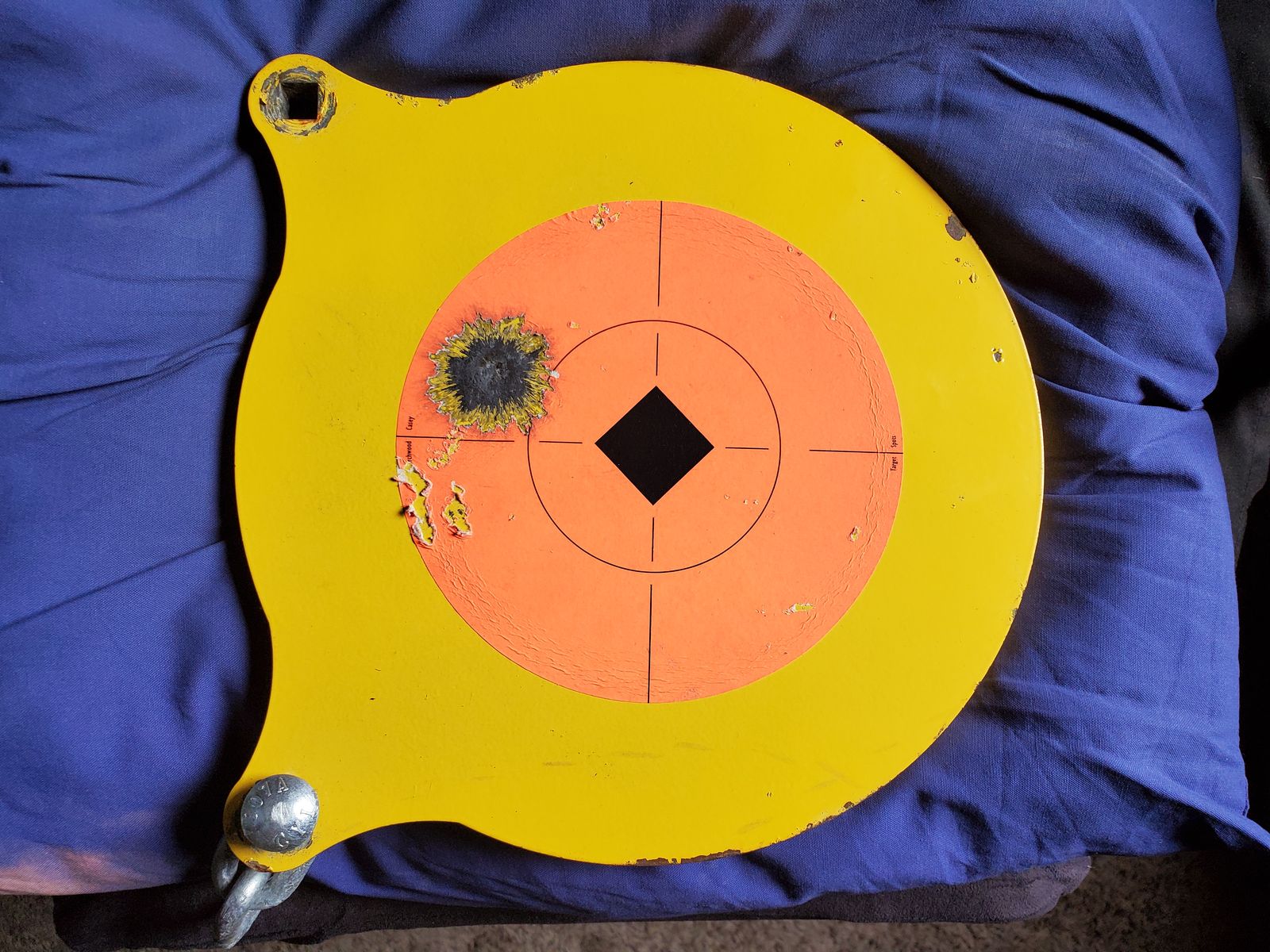 Steel 10X1/2" shooting target