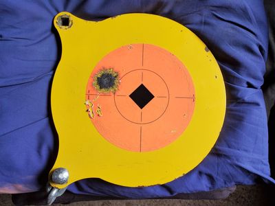 Steel 10X1/2" shooting target