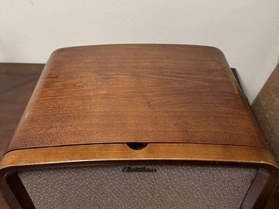 Electrohome Kingston 7-in-1 Vintage Wood Turntable Stereo System w/ CD, Cassette, Radio