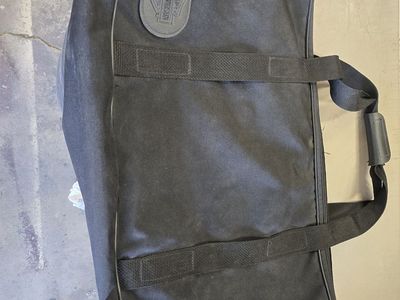 Harley-Davidson Motorcycle Duffle Bag - Black Canvas Travel Luggage with Logo