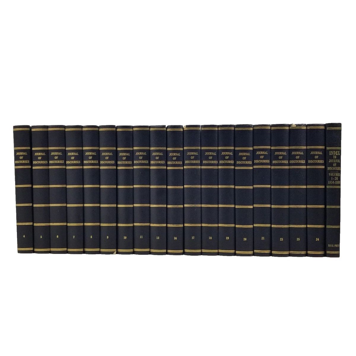Journal of Discourses Complete Set: Volumes 1-26 (1854-1886) with Index - BYU Press Edition