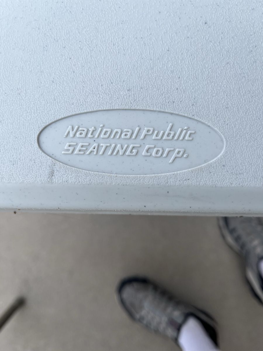 National Public Seating Corp. Folding Utility Table - Grey