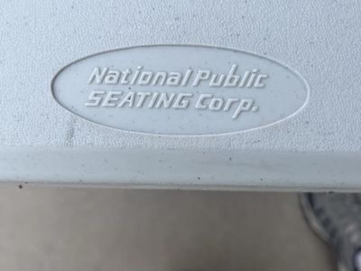 National Public Seating Corp. Folding Utility Table - Grey