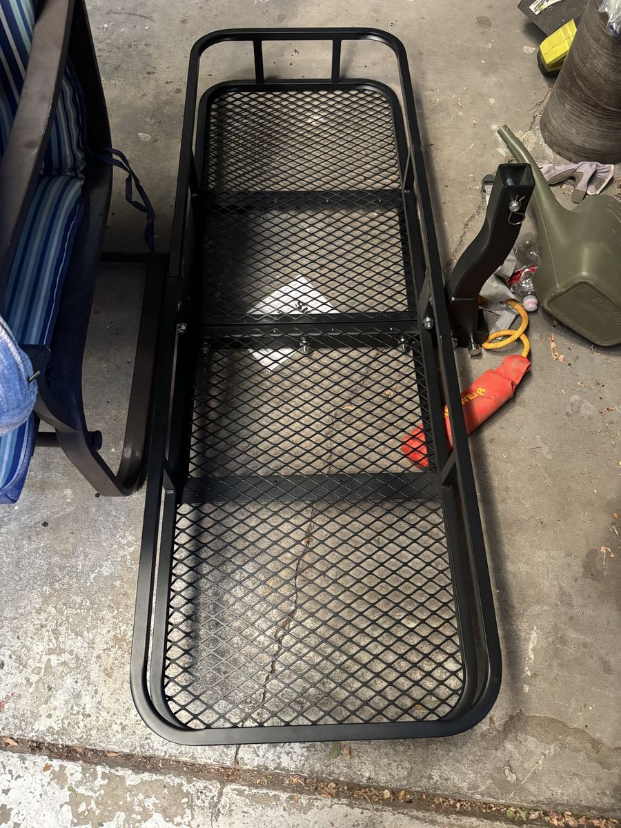 Utility Cargo Trailer - Black, Durable Steel Construction