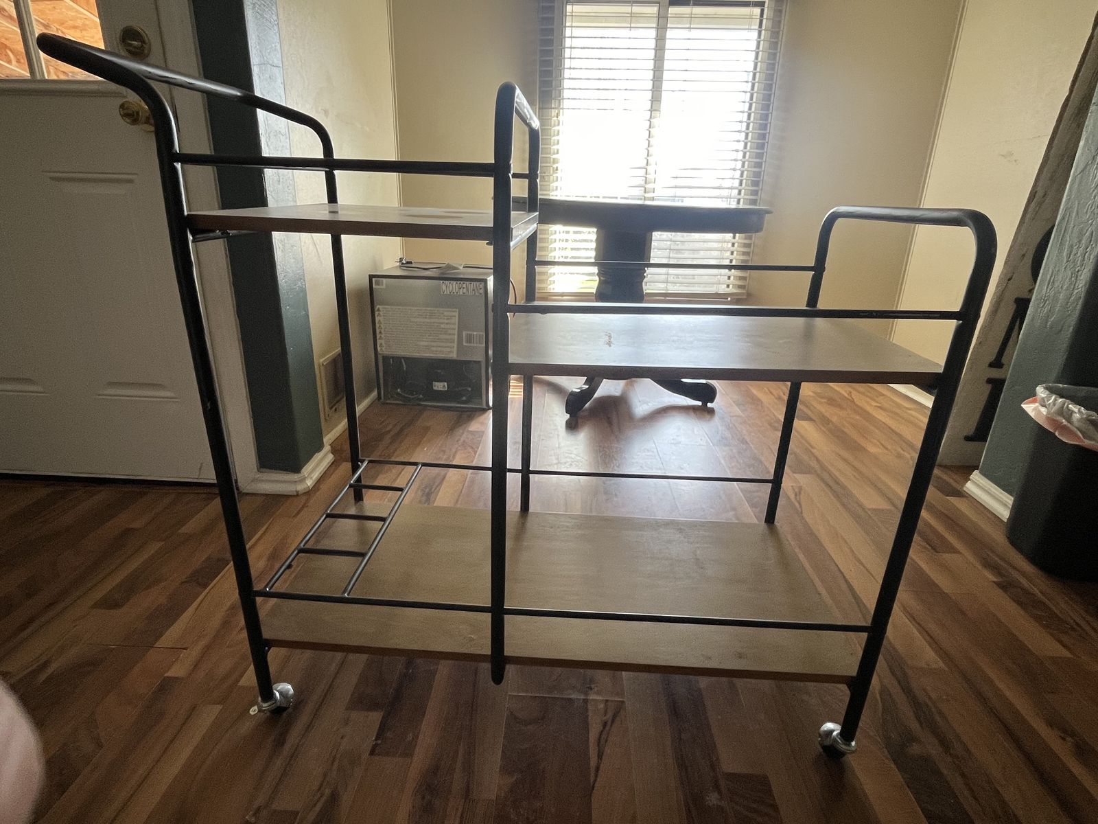 Industrial style Bar Cart