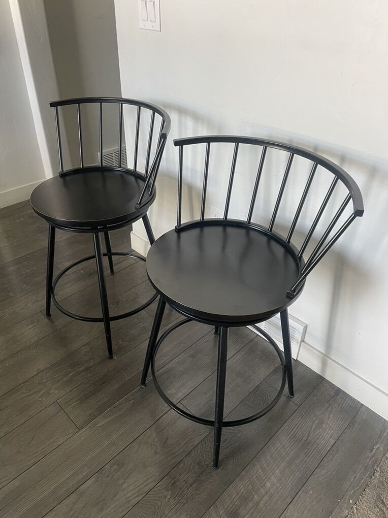 Set Of Two Swivel Chairs