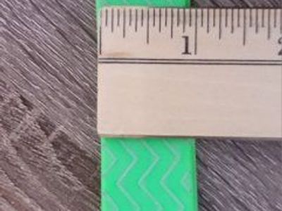 Neon green BioThane dog collar