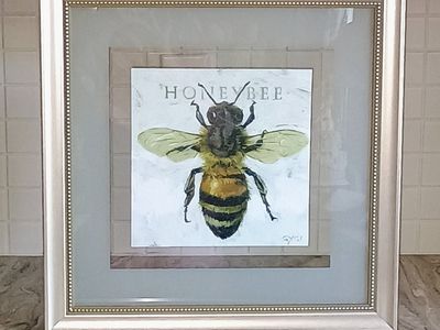 Framed Honey Bee Print