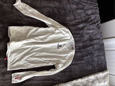 Nineyard Men's White Long Sleeve Rash Guard Size M