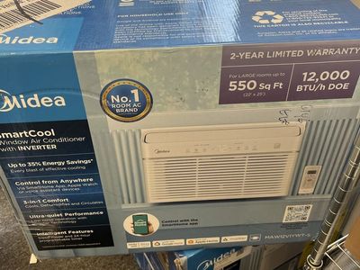 Midea SmartCool 12,000 BTU Window Air Conditioner with Inverter - Up to 550 Sq Ft, Smart App Control