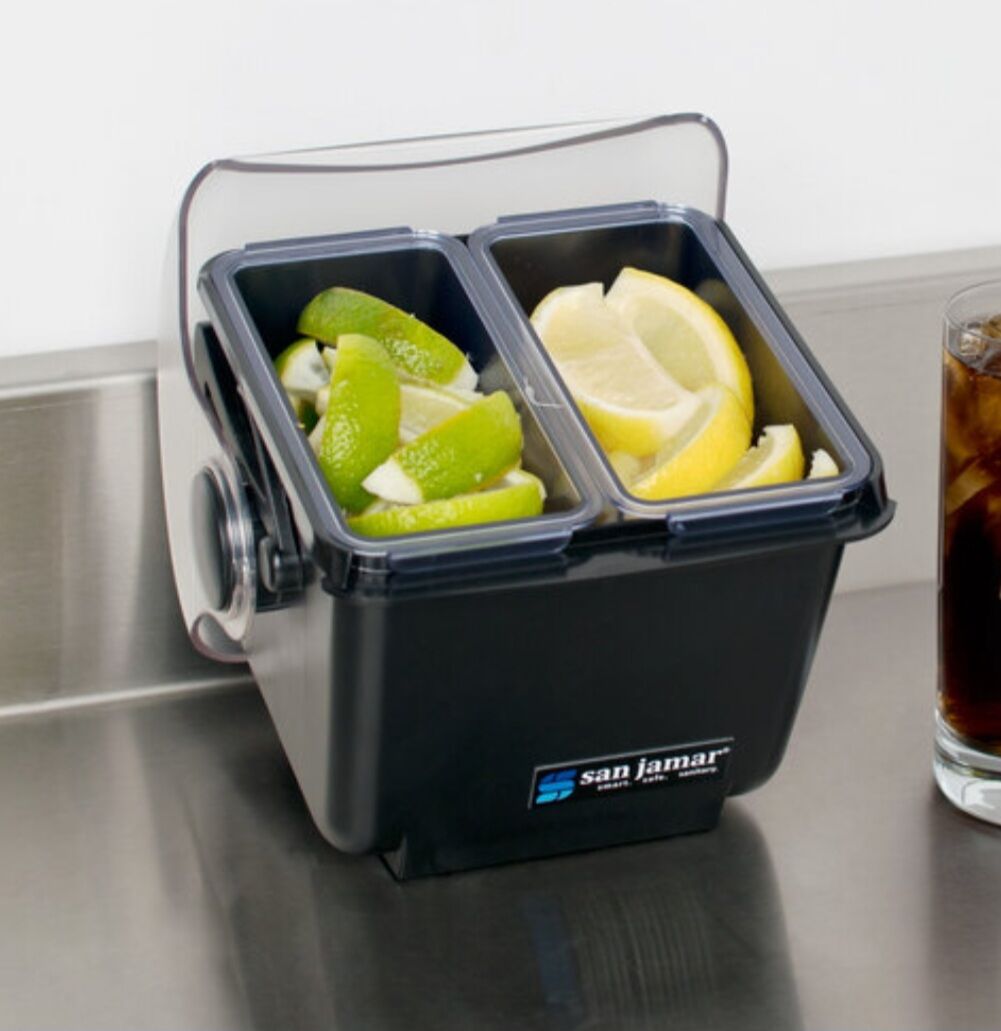 New in Box BD2003 Mini Dome 2-Compartment Condiment Bar