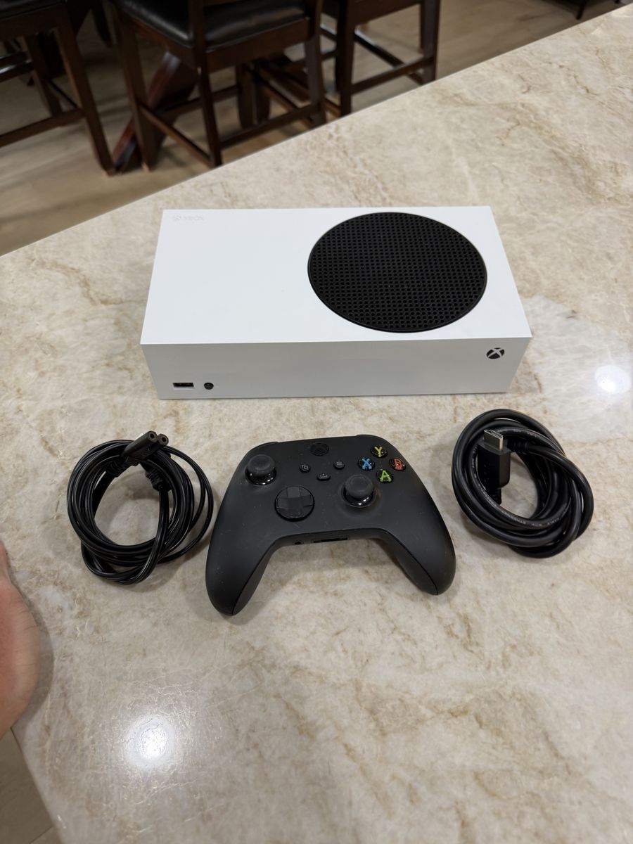 Microsoft Xbox Series S 512GB Console, White, with Controller & Cables