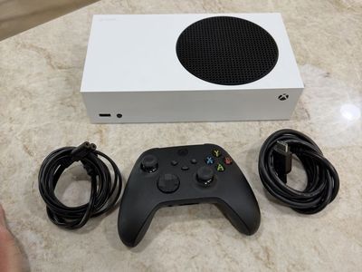Microsoft Xbox Series S 512GB Console, White, with Controller & Cables