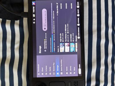 Steam Deck OLED 512GB Gaming Handheld Console w/ 512GB SD Card & USB-C Dock